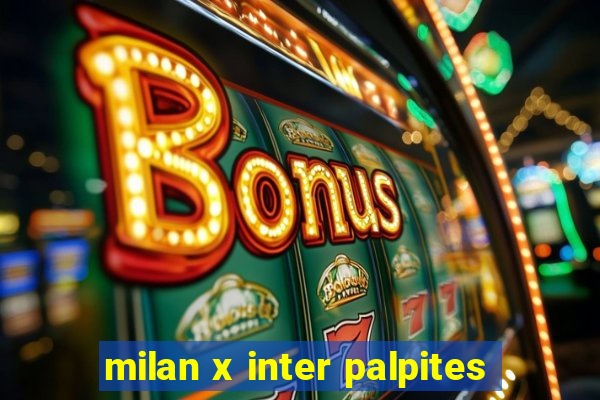 milan x inter palpites